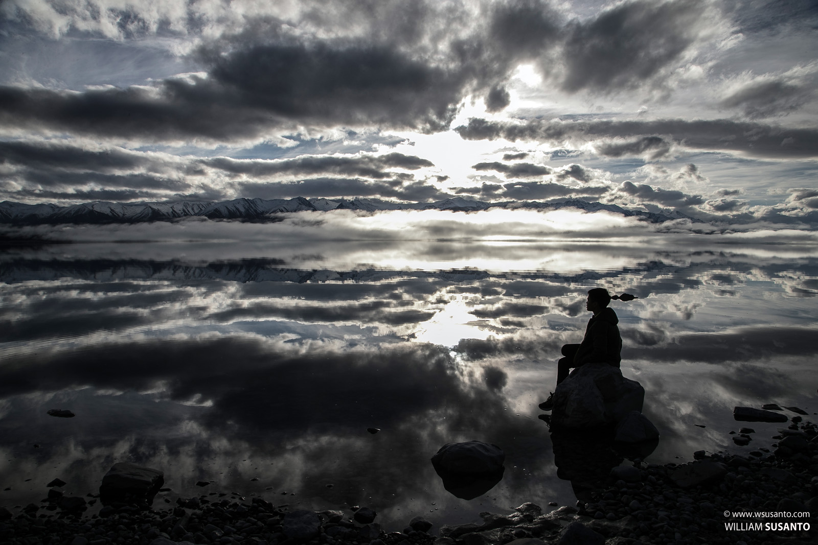 Southern Alps on Lake Pukaki